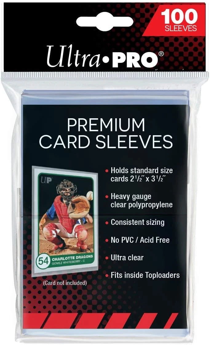 Ultra Pro premium ultra clear card sleeves 100 pack