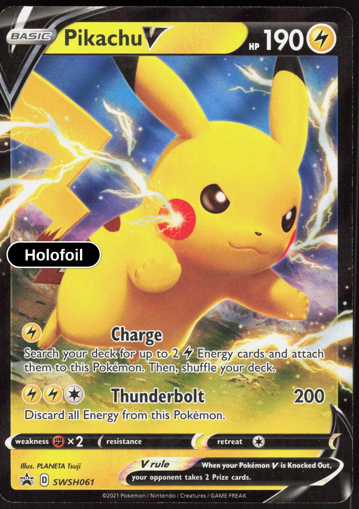 Pikachu V - SWSH061