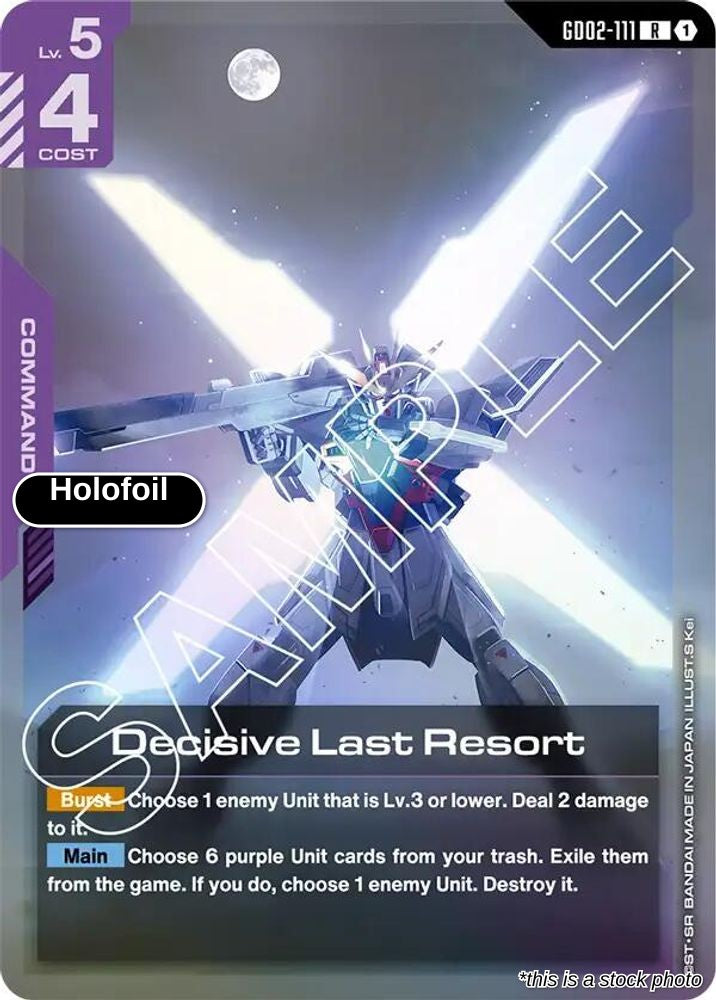 Decisive Last Resort