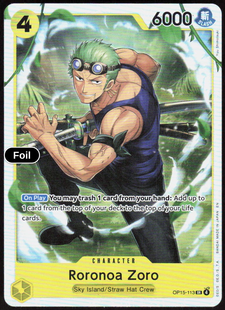 Roronoa Zoro (OP15-113)
