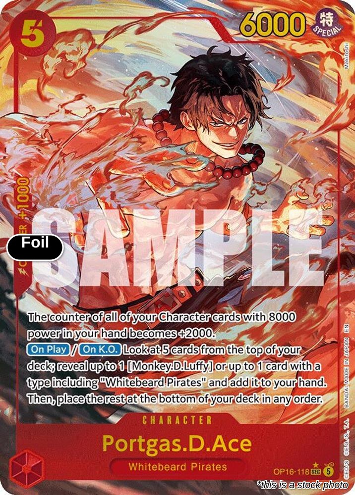 Portgas.D.Ace (118) (Alternate Art)