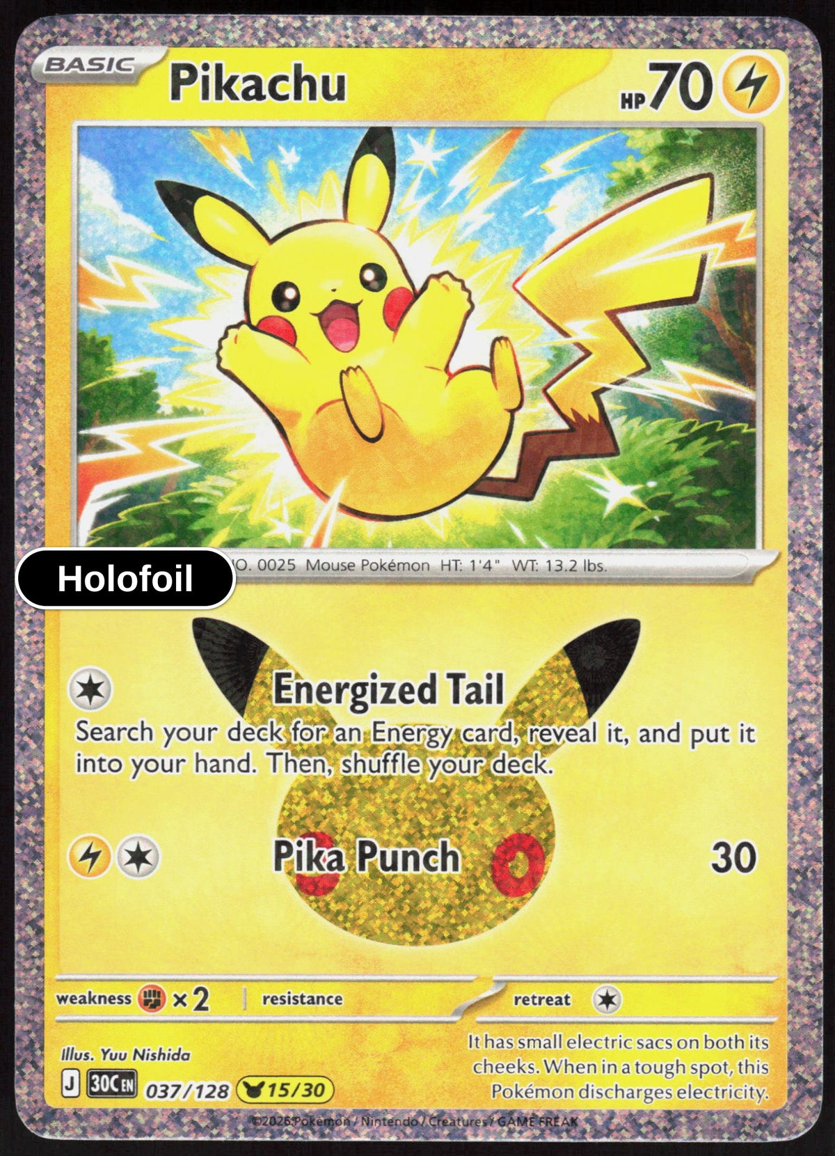 Pikachu - 037/128