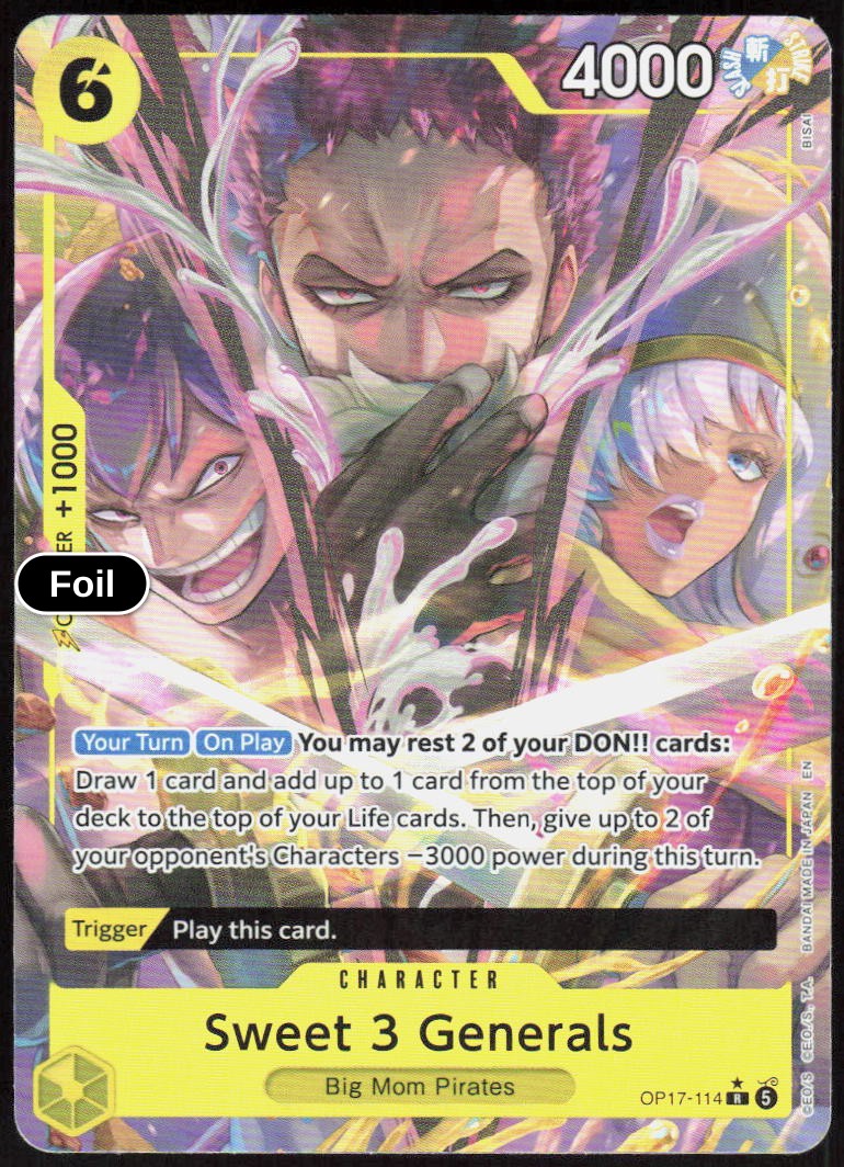 Sweet 3 Generals (Alternate Art)