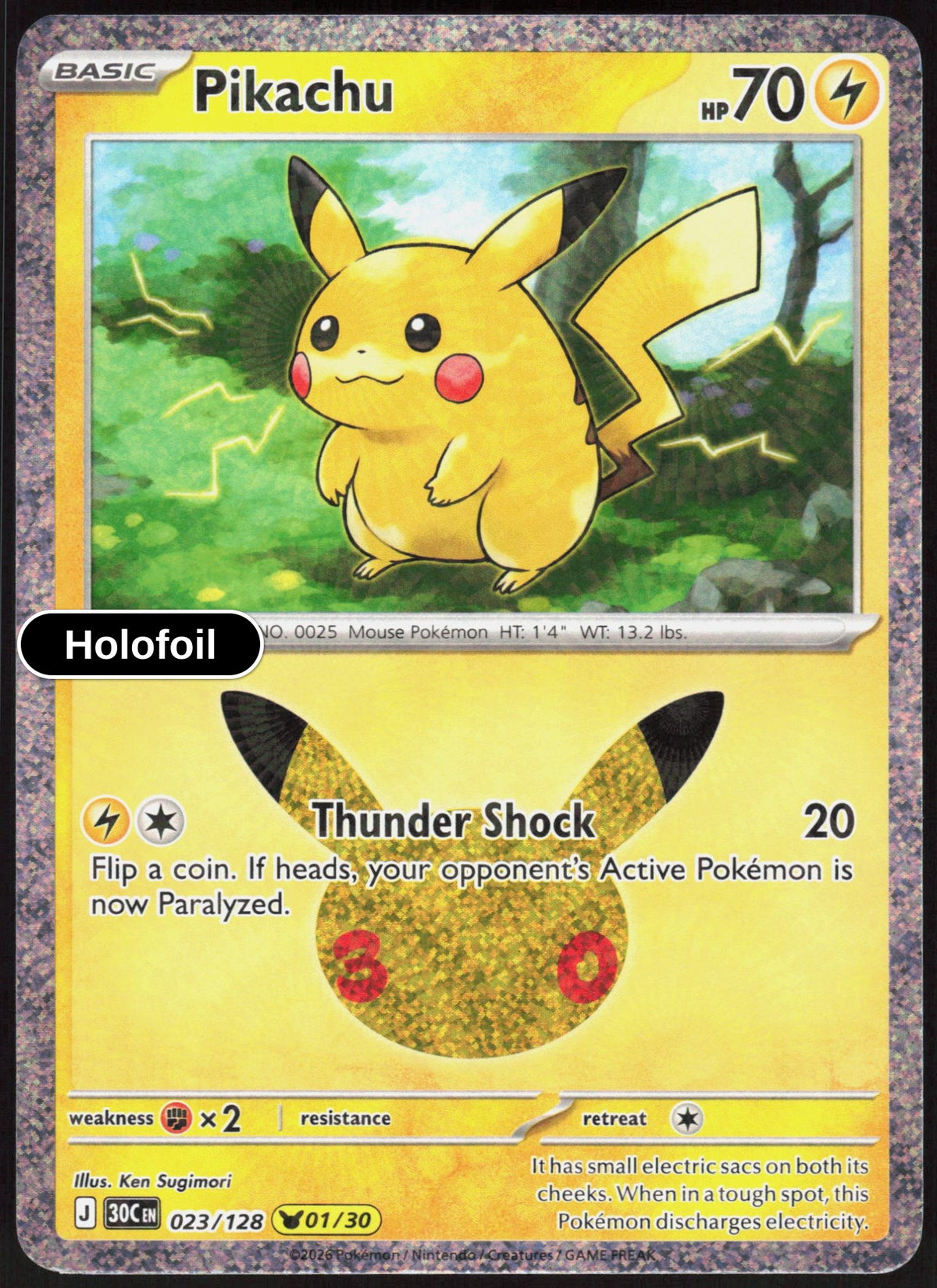 Pikachu - 023/128