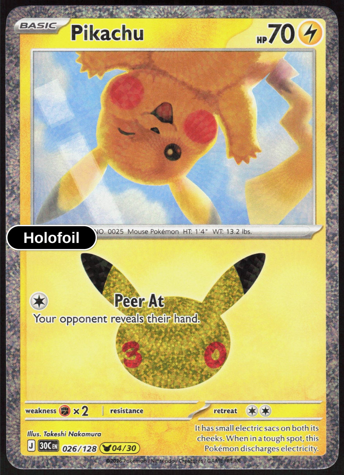 Pikachu - 026/128
