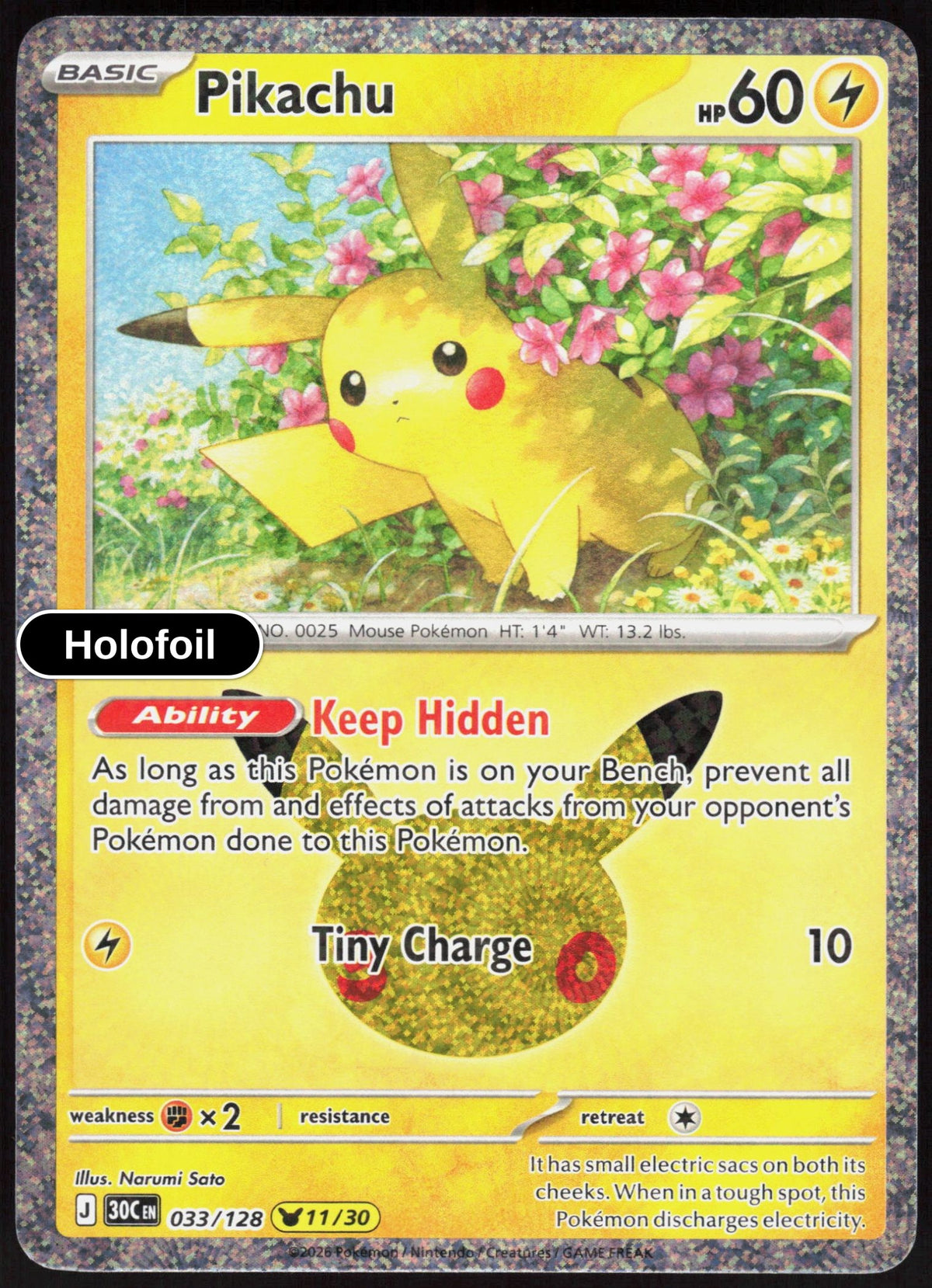 Pikachu - 033/128