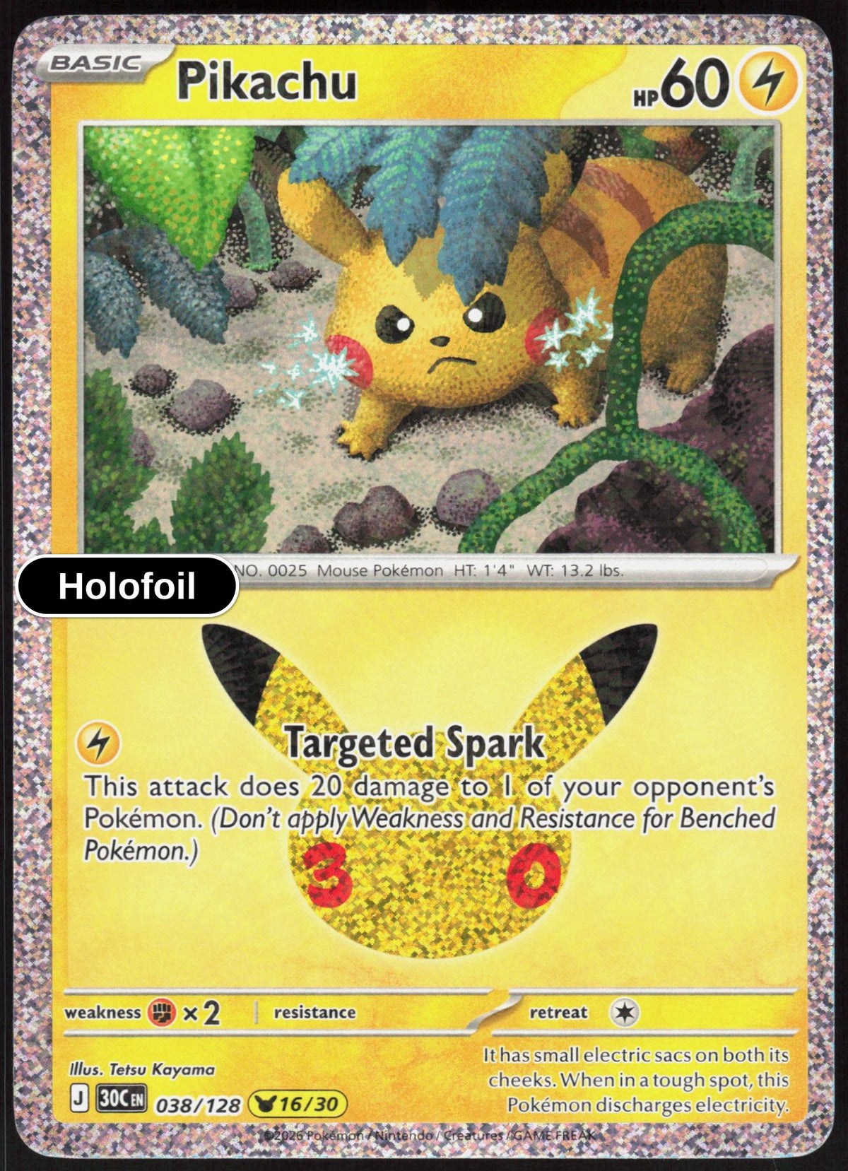 Pikachu - 038/128