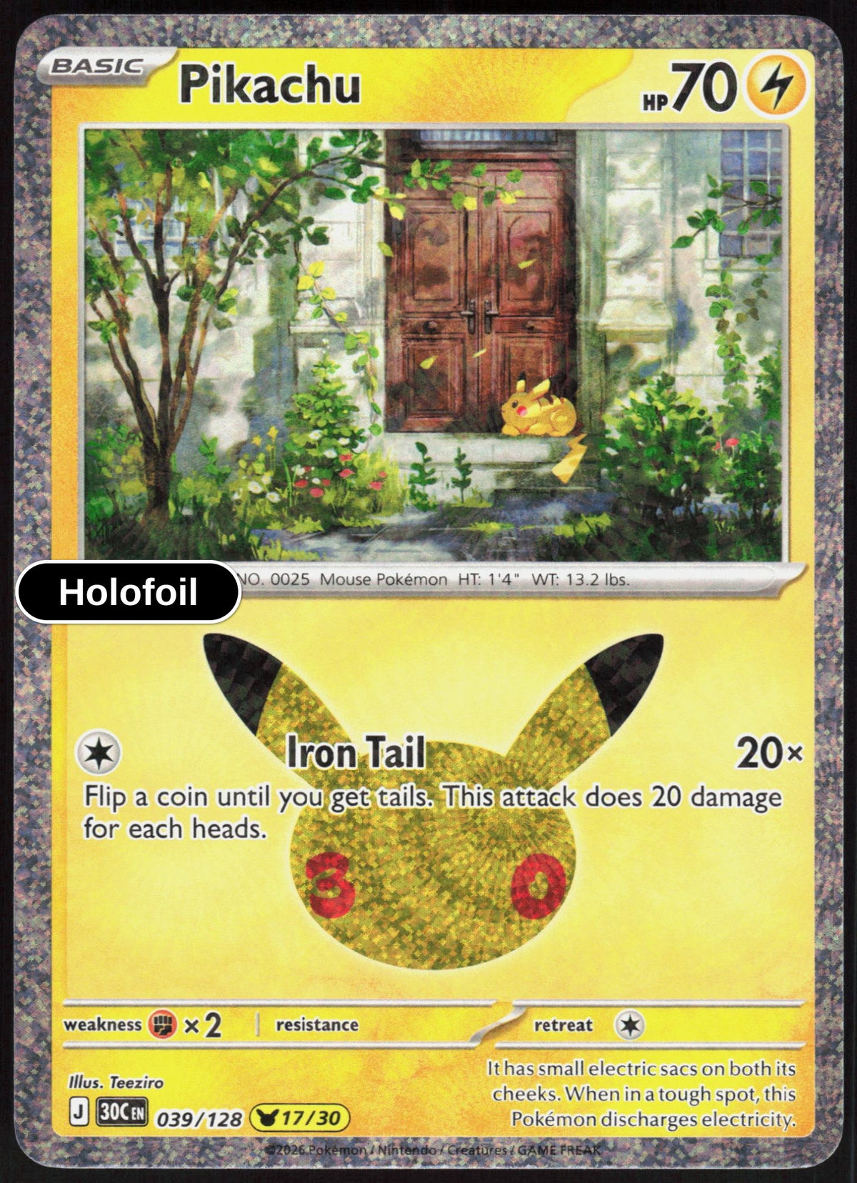 Pikachu - 039/128