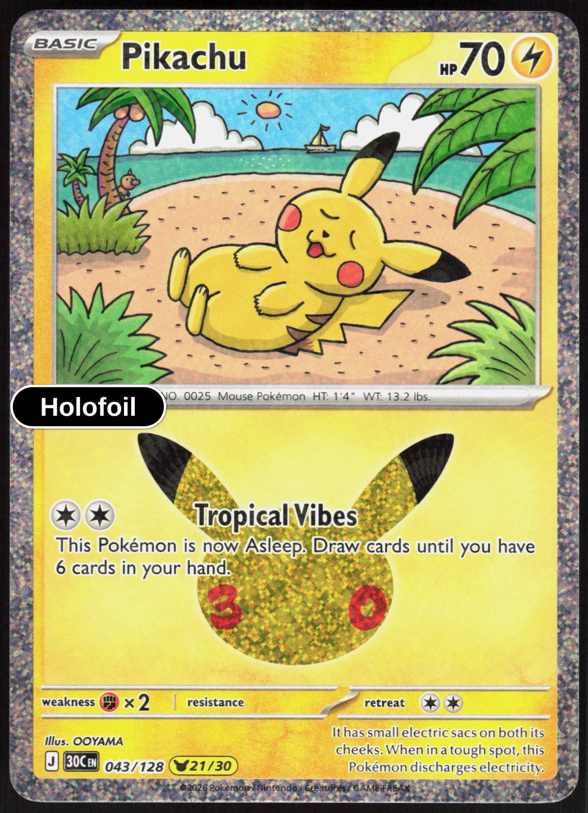 Pikachu - 043/128