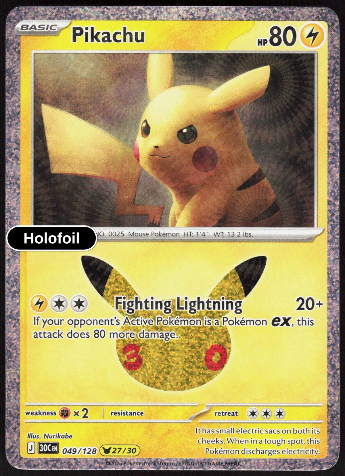 Pikachu - 049/128