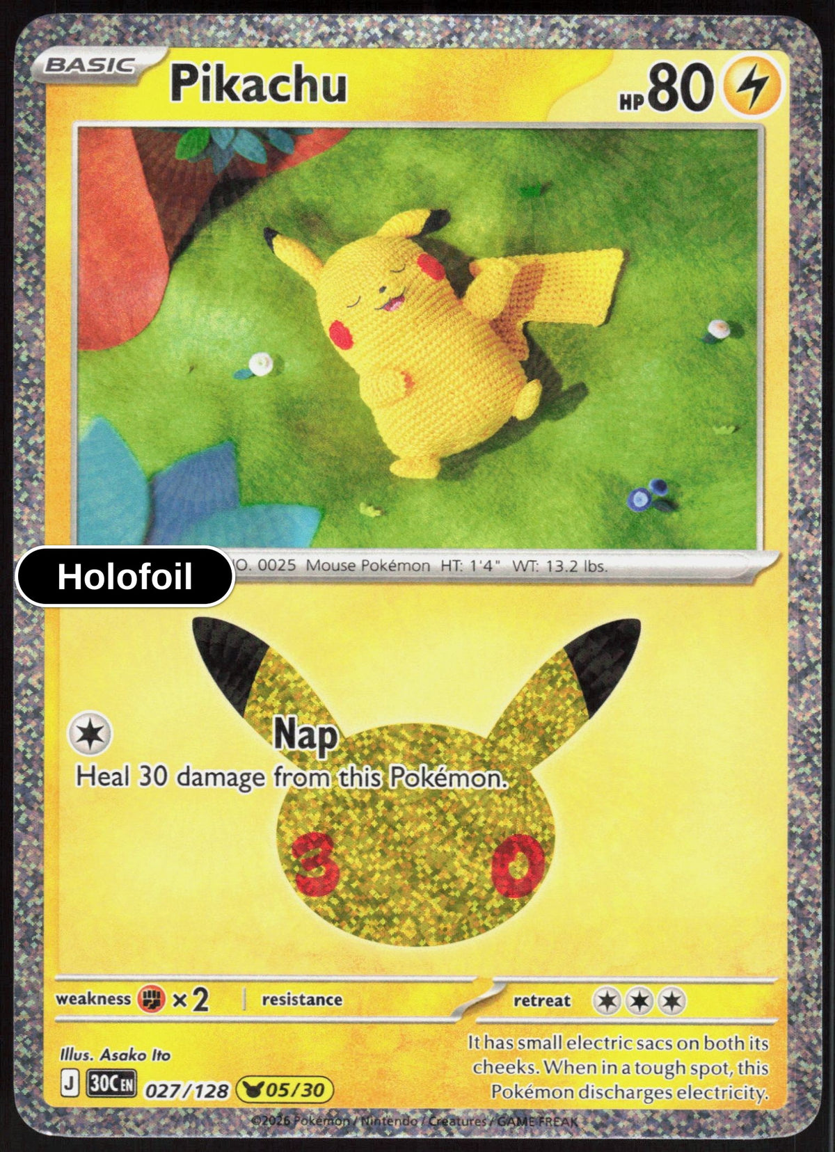Pikachu - 027/128