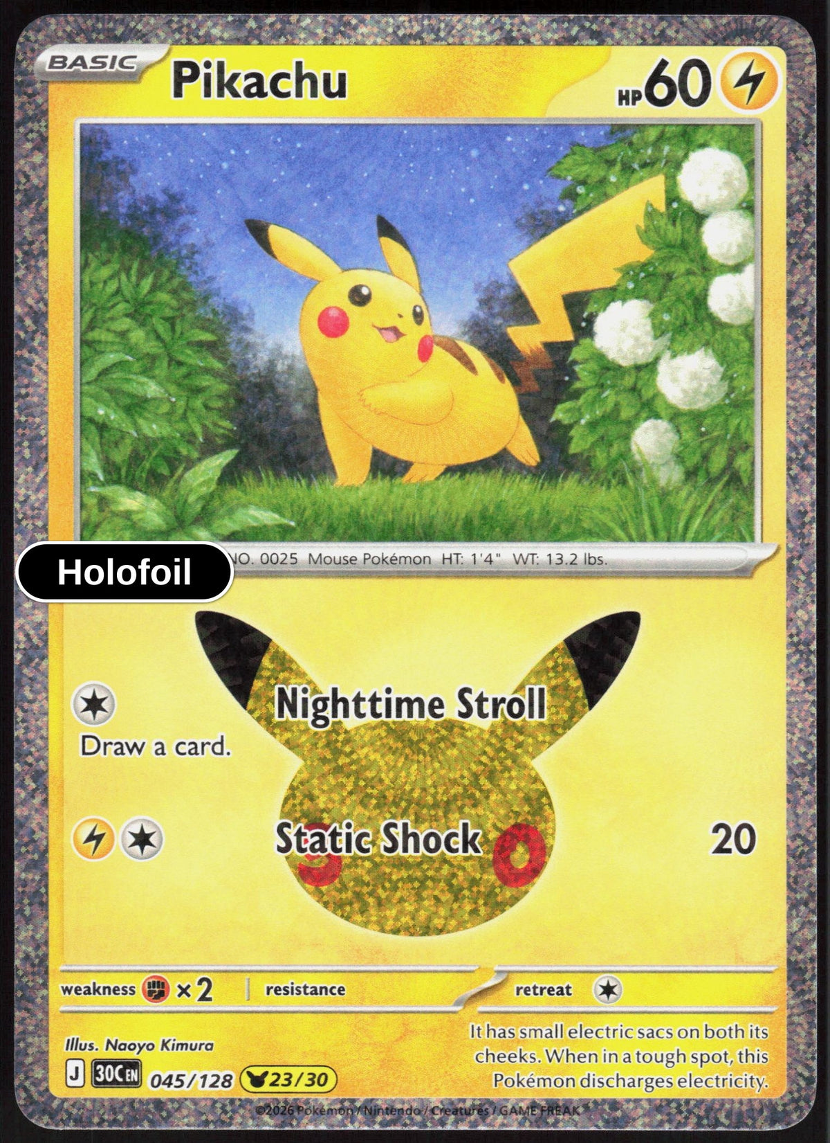 Pikachu - 045/128