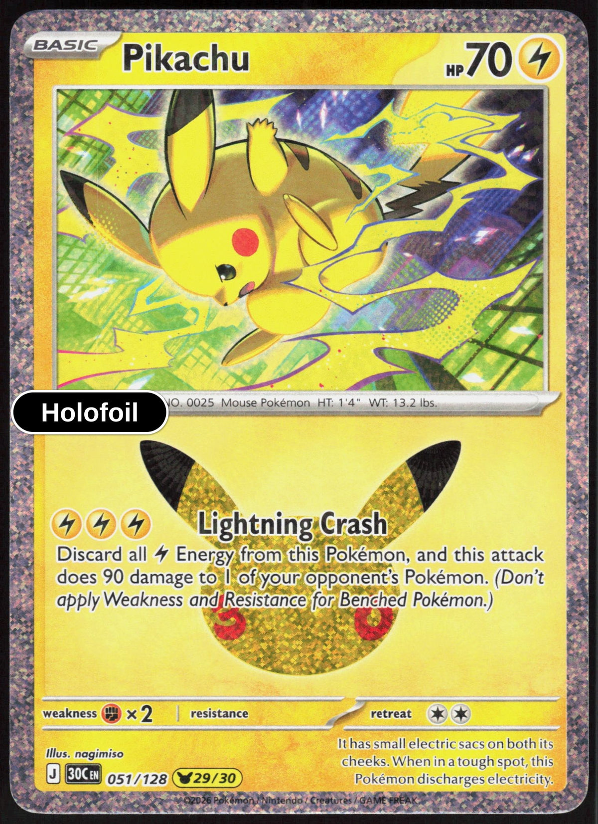 Pikachu - 051/128