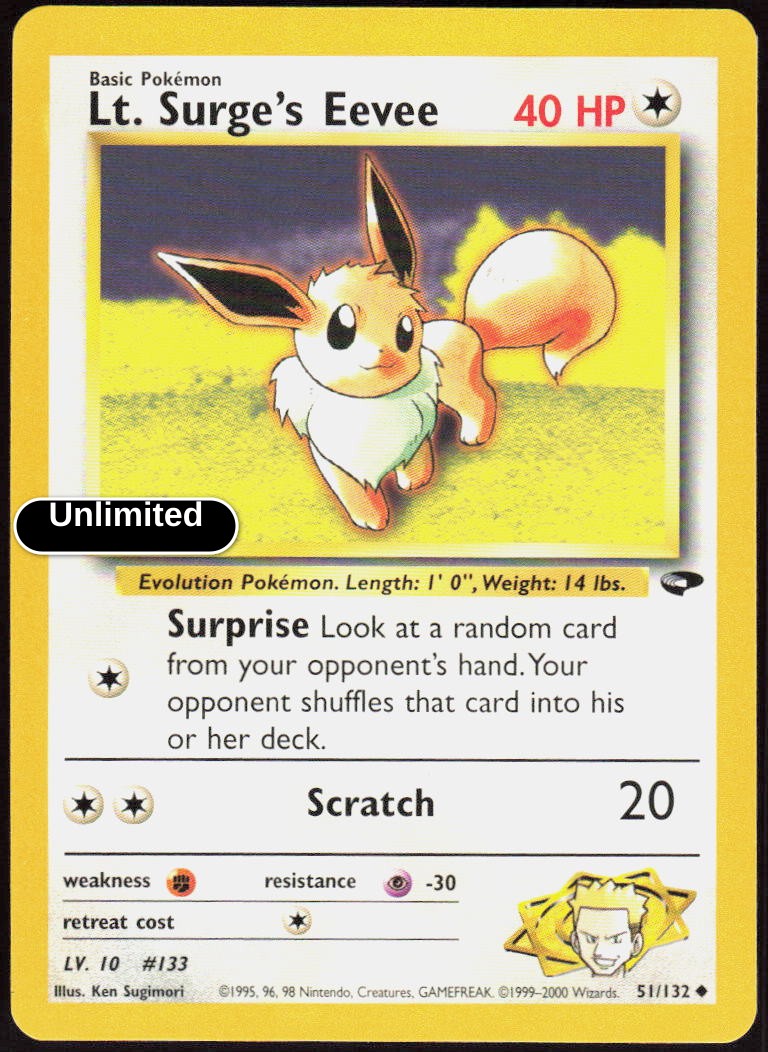 Lt. Surge's Eevee
