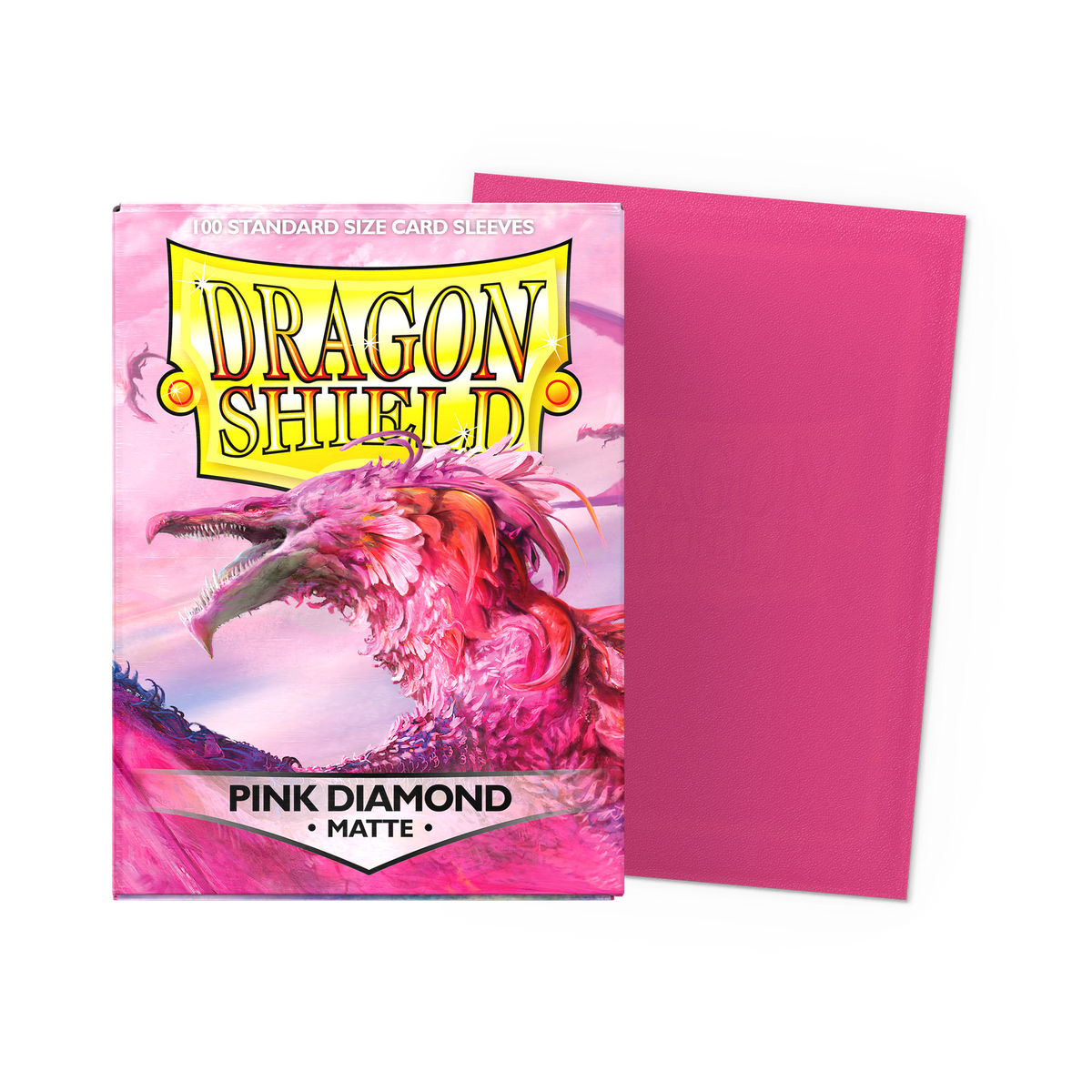 Dragon Shield Matte Sleeves - Pink Diamond - Japanese Size (60 Pack)