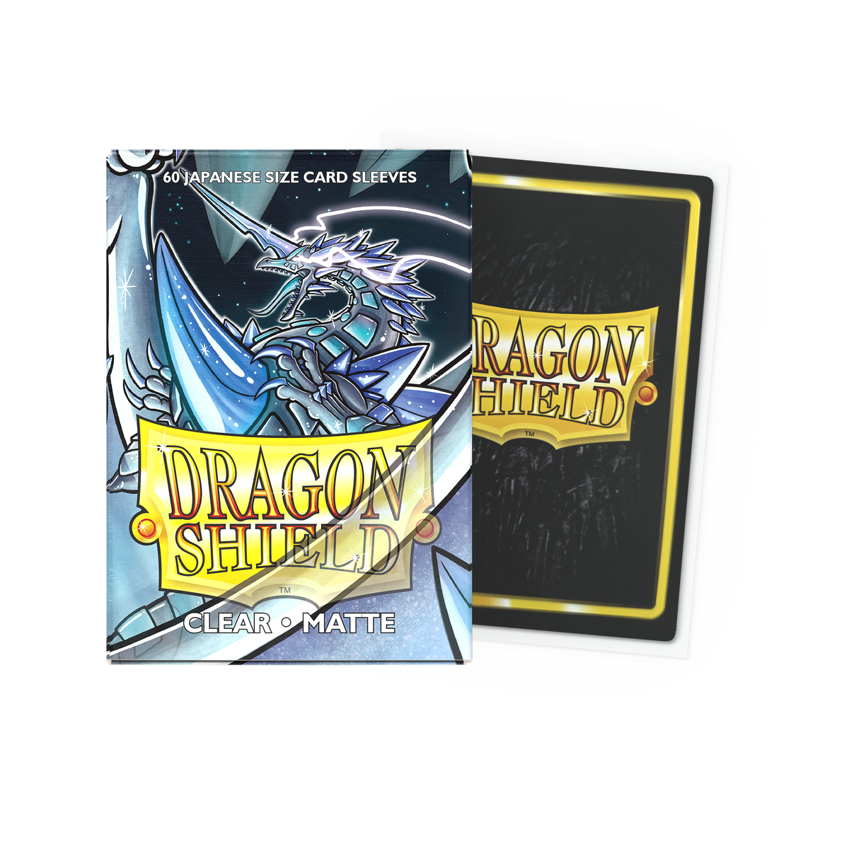 Dragon Shield Matte Sleeves - Clear - Japanese Size (60 Pack)