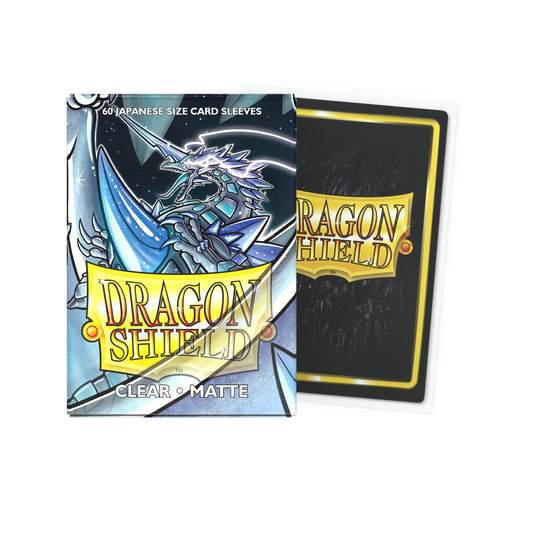 Dragon Shield Matte Sleeves - Clear - Japanese Size (60 Pack)