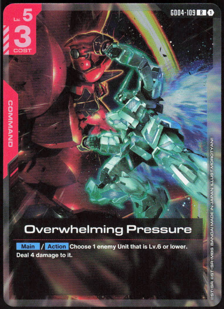 Overwhelming Pressure