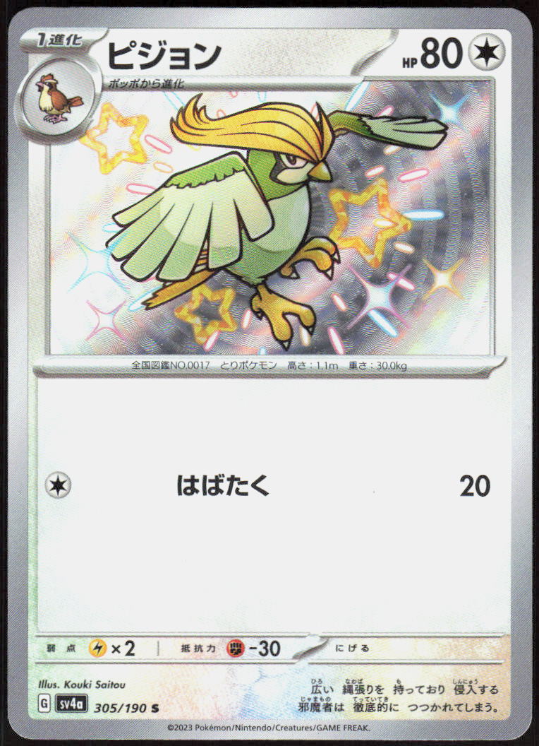 Pidgeotto - 305/190