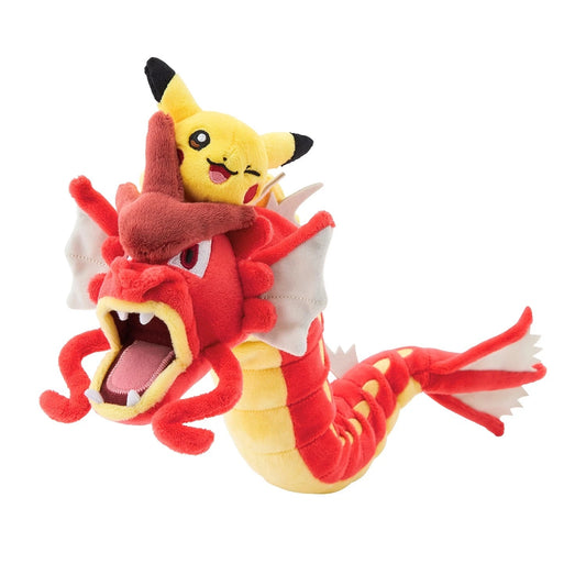 Pokemon Center Hiroshima exclusive Pikachu riding shiny Gyarados plush