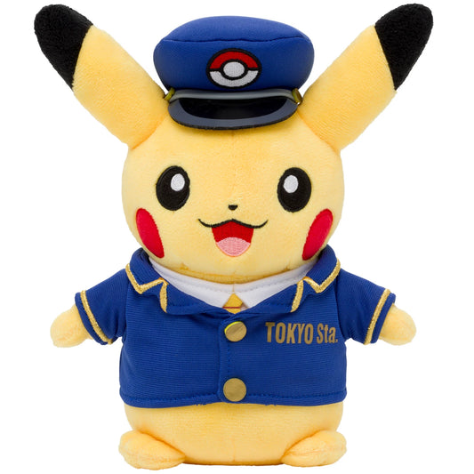 Pokemon Center Tokyo Station Stationmaster Pikachu plush